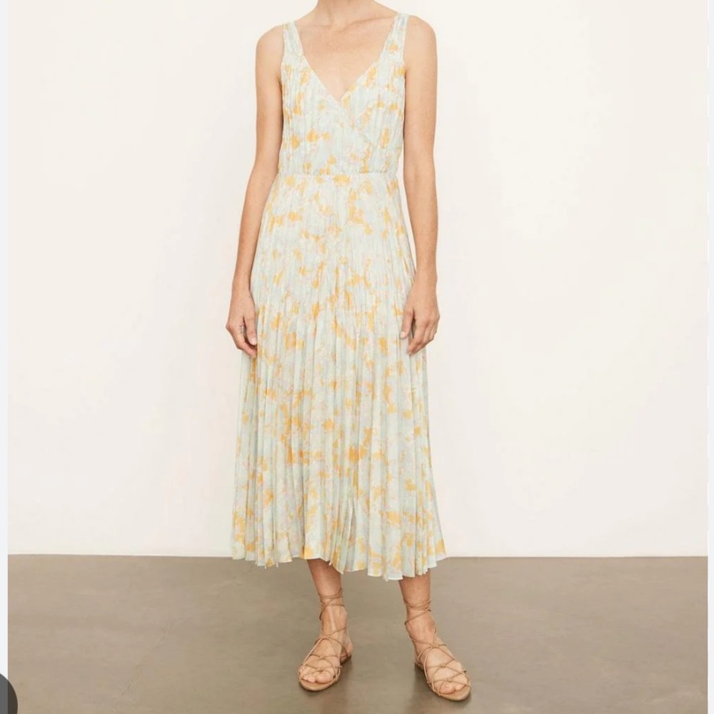 Vince Pleated Slip Dress